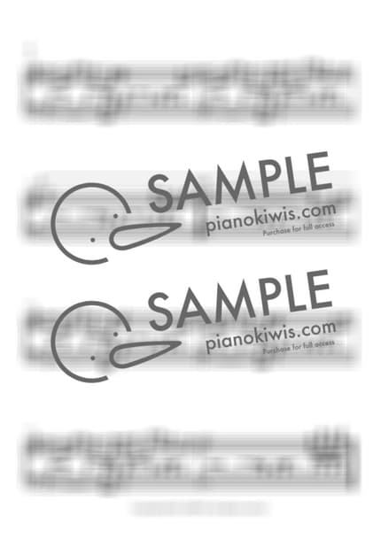 Score > Kyou Kara Kareshikun - Seiji Kameda · Even If This Love Disappears from the World Tonight OST by 오늘피아노 Sheet music image-3