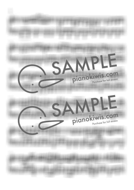 악보 > 밤을 달리다 (夜に駆ける) - YOASOBI by 피아노키위즈 악보 이미지-1