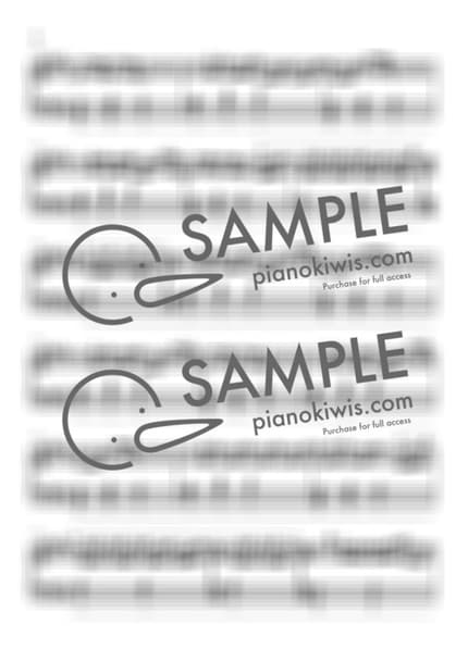 악보 > Grand Escape / 중급 - RADWIMPS · 날씨의 아이 OST by 피아노키위즈 악보 이미지-1