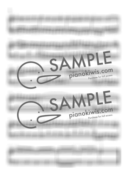 Score > Invention No.1 / Easy - J. S. Bach by PianoKiwis Sheet music image-1