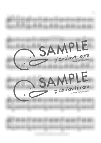 Score > Visiting Home - RADWIMPS · Weathering With You OST by 오늘피아노 Sheet music image-4