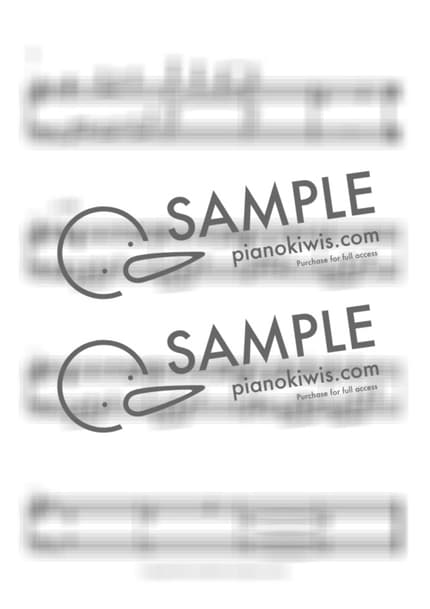 악보 > 소중한 사람들 중에서 (大切な人たちの中で) - 마츠타니 스구루 · 너의 췌장을 먹고 싶어 OST by 오늘피아노 악보 이미지-1