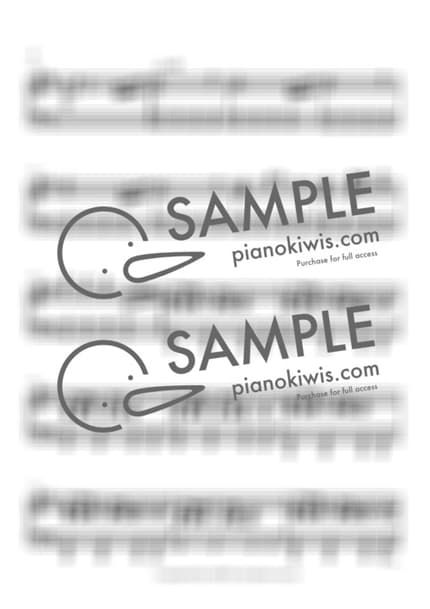 Score > Nikki No Naka No Koibito Tachi - Seiji Kameda · Even If This Love Disappears from the World Tonight OST by 오늘피아노 Sheet music image-3