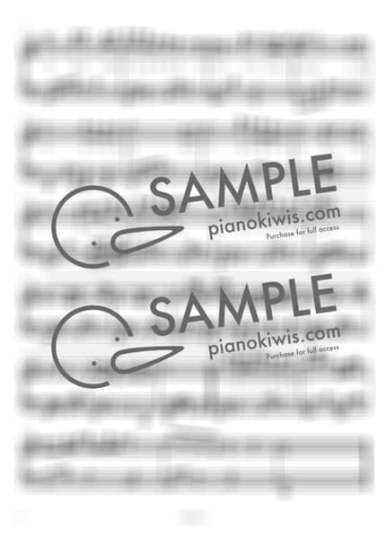 Score > It's just love / 다장조 - Kim Minwoo by 라니스코어 Sheet music image-1