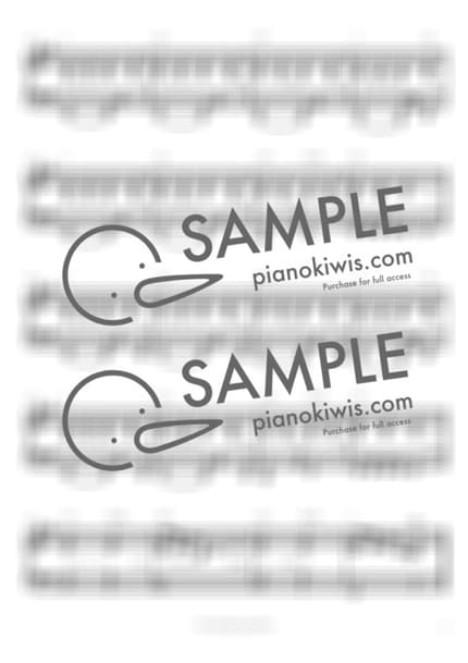 악보 > 네시 (4 O'CLOCK) / 피아노 반주 - 뷔 (V), RM by 피아노정류장 악보 이미지-2