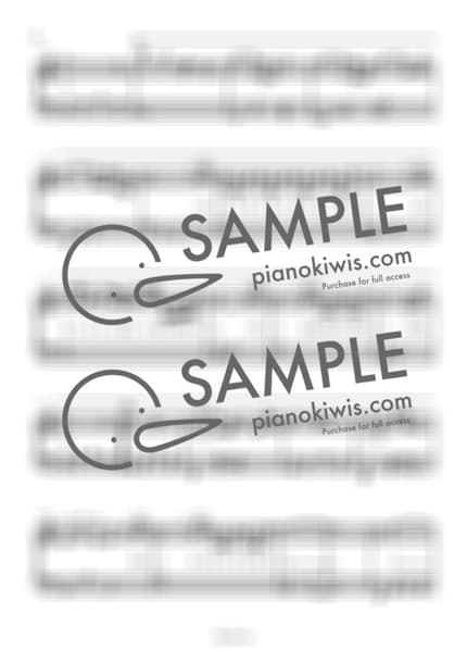 악보 > 눈 (Feat.이문세) / 다장조 - Zion.T by 라니스코어 악보 이미지-1