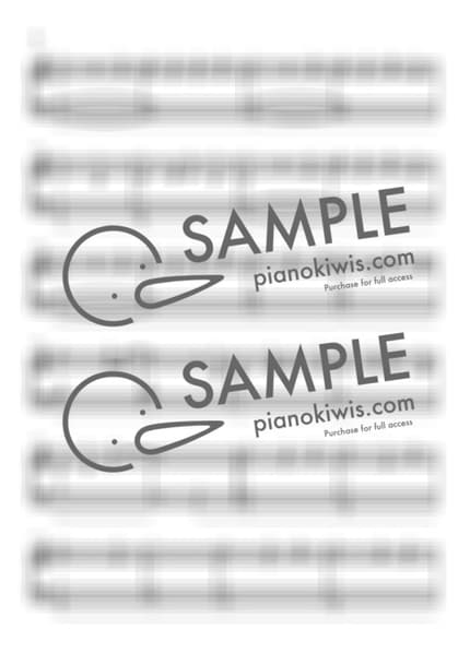 악보 > 악마의 아이 (悪魔の子) / 입문 - 히구치 아이 · 진격의 거인 ED by 피아노키위즈 악보 이미지-1