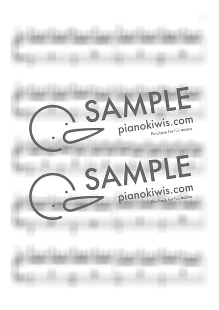 악보 > Resolver / 중급 악보 - 요시마타 료 · 하늘에서 내리는 일억 개의 별 OST by 피아노키위즈 악보 이미지-2