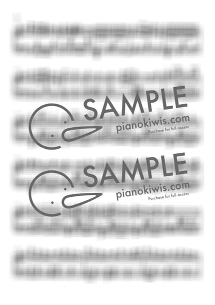 Score > Cherry Blossom Rain - UNI, Sangnoksu by marasy love Sheet music image-1