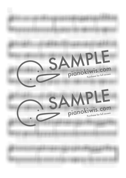 악보 > 녹아내려요 / 초급 - DAY6 by 피아노키위즈 악보 이미지-1