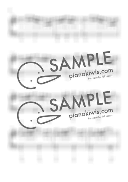 Score > Suzume - RADWIMPS · Suzume OST by 더블유피아노doubleupiano Sheet music image-1