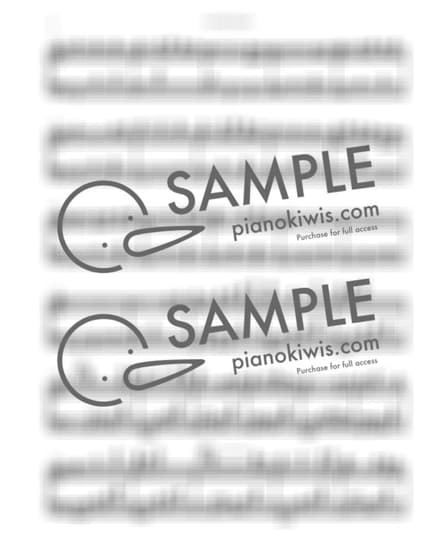 악보 > 언제나 몇 번이라도 (いつも何度でも) / 변주곡 Ver. - 기무라 유미 · 센과 치히로의 행방불명 OST by Aost 악보 이미지-1