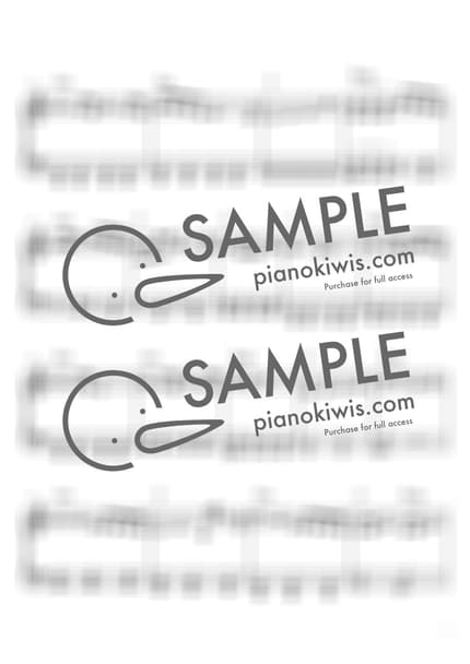 악보 > 잔향산가 (残響散歌) / 조금 쉬움 - Aimer · 귀멸의 칼날 OP by 아이올라 악보 이미지-2