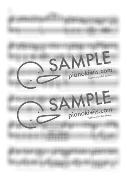 악보 > 내 이름 맑음 / 중급 - QWER by 피아노키위즈 악보 이미지-1