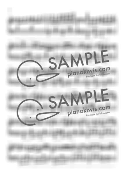 악보 > 역몽 (逆夢) - King Gnu · 주술회전 ED by 피아노키위즈 악보 이미지-1