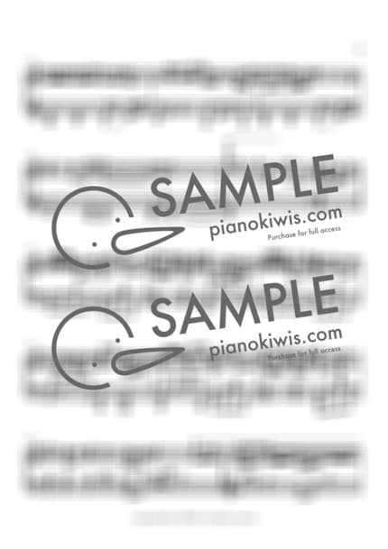 악보 > 앨저넌 (アルジャーノン) - 요루시카 · 해 질 녘에, 손을 잡는다 OST by 오늘피아노 악보 이미지-2