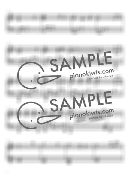 악보 > 시대를 초월한 마음 (時代を越える想い) / 고급 악보 - 와다 카오루 · 이누야샤 OST by My Favorite Piano 악보 이미지-1