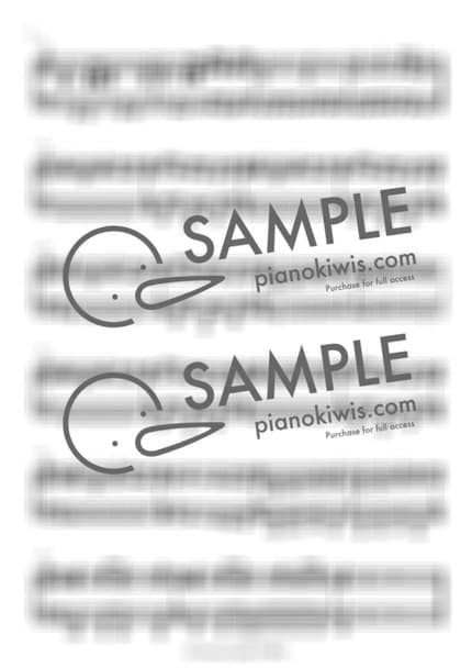 악보 > 환청 케이크 (空耳ケーキ) / 오프닝곡 - Oranges&Lemons · 아즈망가 대왕 OP by 주키플리(jookiiply) 악보 이미지-1