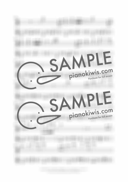 Score > Snowy - Toby Fox · UNDERTALE OST by 피아노박스 PianoBox Sheet music image-3