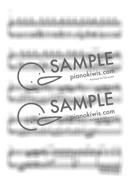 Score > HANA-BI / Hard - Joe Hisaishi · HANA-BI OST by PianoKiwis Sheet music image-1