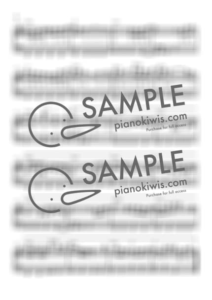 악보 > 너에게 닿기를 (きみにとどけ) / 다장조 - 10CM, 타니자와 토모후미 · 너에게 닿기를 OP by 라니스코어 악보 이미지-1