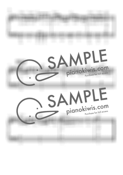 악보 > 변하지 않는 것 (変わらないもの) / 중급 계이름 악보 - 오쿠 하나코 · 시간을 달리는 소녀 OST by My Favorite Piano 악보 이미지-7