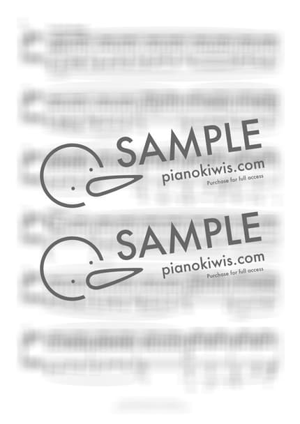 Score > Prelude in D♭ Major Op.28 No.15 / Advanced - F. Chopin by PianoKiwis Sheet music image-1