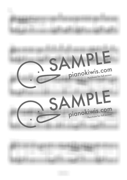 Score > Blue & Grey / 다장조 - BTS by 라니스코어 Sheet music image-1