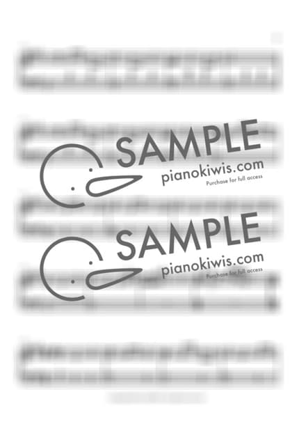 악보 > 이토모리 고교 (糸守高校) - RADWIMPS · 너의 이름은 OST by 오늘피아노 악보 이미지-2