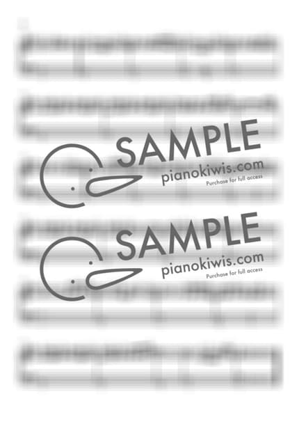 楽譜 > マイ・ネーム・イズ・マルグム(My Name is Malguem) / 入門 - QWER by PianoKiwis 楽譜画像-1