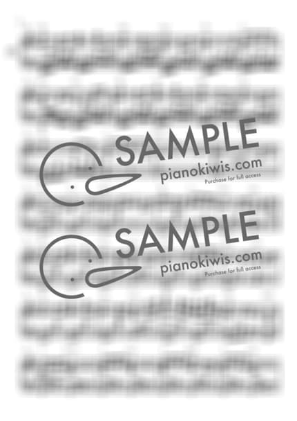 악보 > 첫사랑 (First Love) - 히사이시 조 · 태왕사신기 OST by Matilda Rose 악보 이미지-1