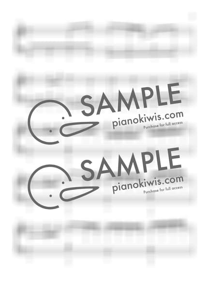 Score > Canon and Gigue in D major / 계이름 악보 - J. Pachelbel by 더블유피아노doubleupiano Sheet music image-2