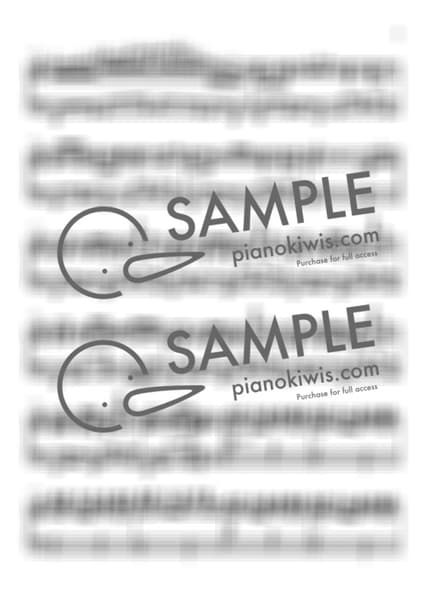 악보 > 젓가락 행진곡 (보사노바 버전) / 고급 - 앨런 (E. Allen), 피아노키위즈 by 피아노키위즈 악보 이미지-2