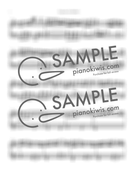 Score > Suzume - RADWIMPS · Suzume OST by Tully Piano Sheet music image-2