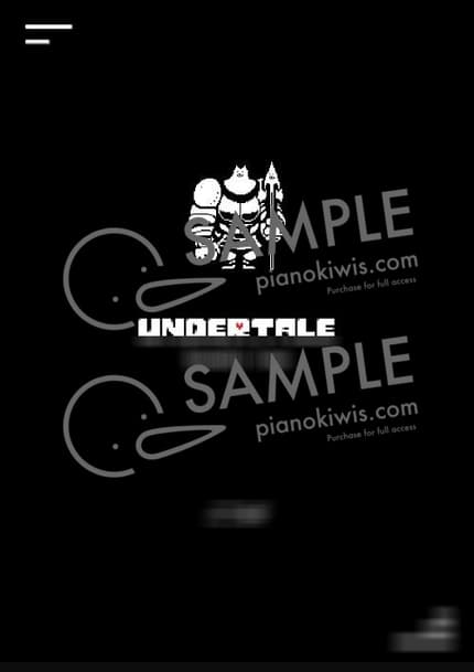 Score > Snowdin Town - Toby Fox · UNDERTALE OST by 피아노박스 PianoBox Sheet music image-0