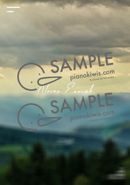 Score > Never Enough - The Greatest Showman OST by 피아노박스 PianoBox Sheet music image-0