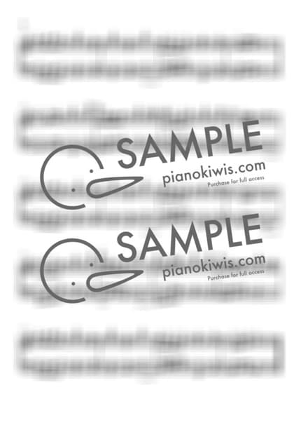 악보 > 헝가리 무곡 5번 (라틴 버전) / 쉬운 악보 - 브람스 (J. Brahms), 피아노키위즈 by 피아노키위즈 악보 이미지-1