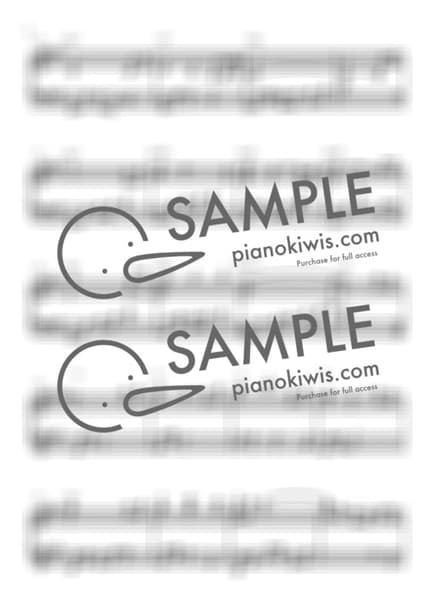 Score > Close my eyes - Lee Sujung · Knight Flower OST by Hyunjoo Jung Sheet music image-1