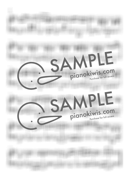 악보 > 캐논 (Canon and Gigue in D major) / 스윙 버전 - 파헬벨 (J. Pachelbel) by 피아노키위즈 악보 이미지-1