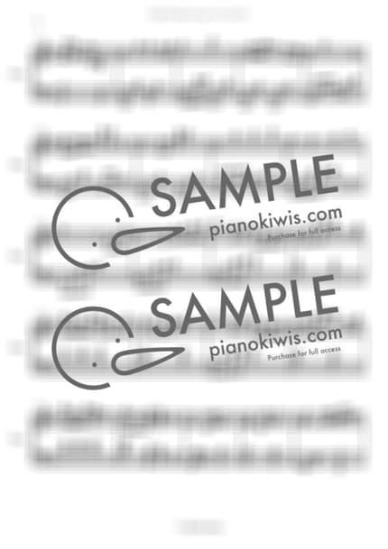 악보 > 벼랑 위의 포뇨 (崖の上のポニョ) / 중급, 감성피아노 - 히사이시 조 · 벼랑 위의 포뇨 OST by 윰탁스튜디오 악보 이미지-1