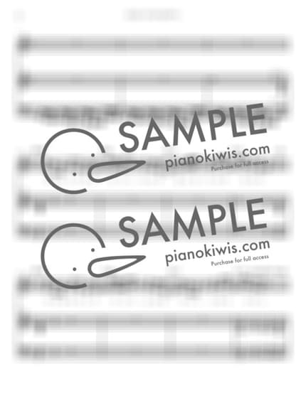 Score > My Body is the Temple of the Lord / 3단 밴드버전 Fkey (키업 포함) - GIFTED by 건반자매 Sheet music image-1