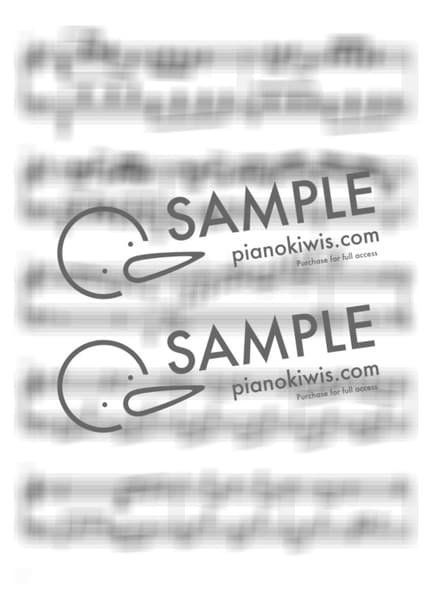 악보 > 바다가 보이는 마을 (海の見える街) / 고급 악보 - 히사이시 조 · 마녀 배달부 키키 OST by My Favorite Piano 악보 이미지-3