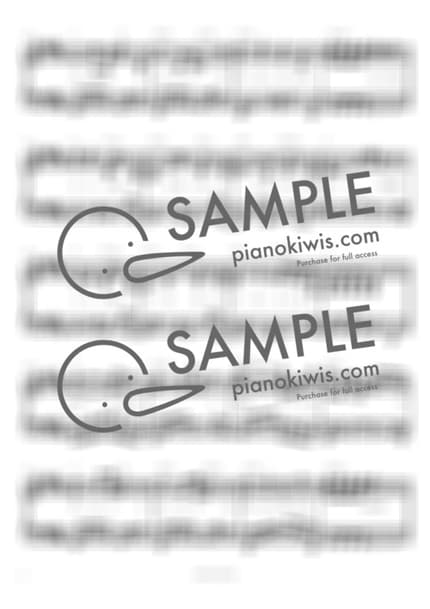 Score > Your Shampoo Scent In the Flowers / 피아노 반주 - Jang Beom June · Be Melodramatic OST by 피아노정류장 Sheet music image-1