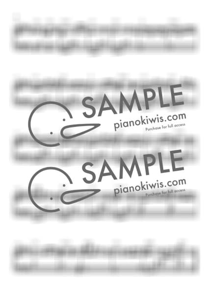 Score > blue / Advanced - yung kai by My Favorite Piano Sheet music image-3