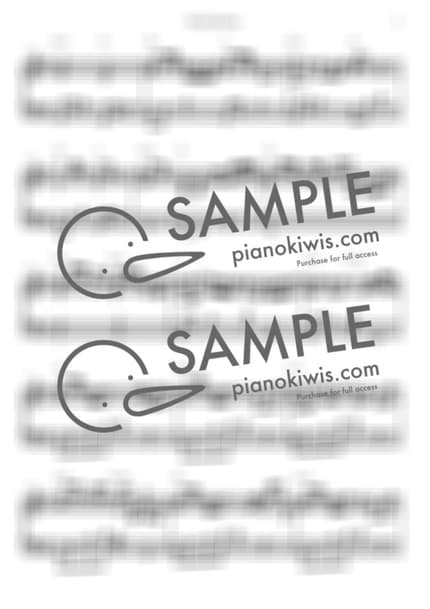 악보 > 첫 눈 / 발라드 버전 (Ballad Ver.) - EXO · 캐롤 by KeyNomad 악보 이미지-2