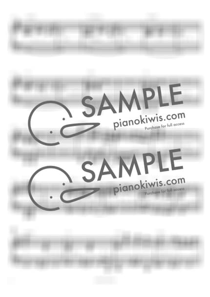 악보 > 못 죽는 기사와 비단 요람 / 피아노 반주 - LUCY by 피아노정류장 악보 이미지-1