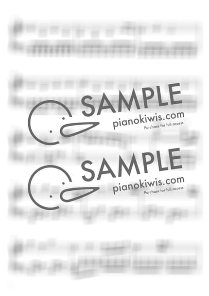 악보 > 카마도 탄지로의 노래 (竈門炭治郎のうた) / 쉬운 악보 - 시이나 고 · 귀멸의 칼날 OST by 핑크피아노 PINKPIANO 악보 이미지-1