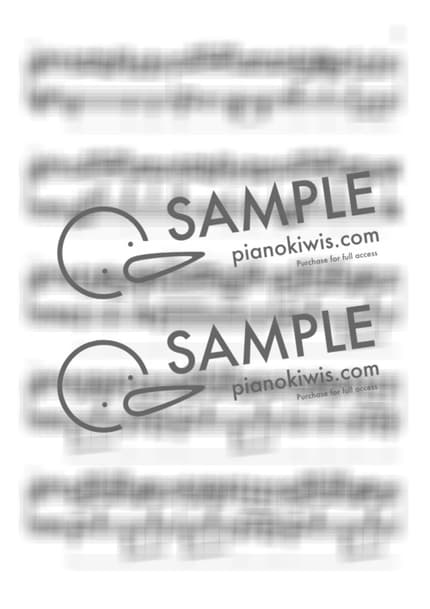 Score > Kawaranai Mono / Advanced - Oku Hanako · The Girl Who Leapt Through Time OST by PianoKiwis Sheet music image-4