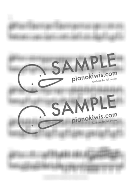 악보 > 히나와, 달리는 호다카 (陽菜と、走る帆高) - RADWIMPS · 날씨의 아이 OST by 오늘피아노 악보 이미지-1