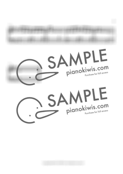 Score > Ashitano Kimio - Seiji Kameda · Even If This Love Disappears from the World Tonight OST by 오늘피아노 Sheet music image-2